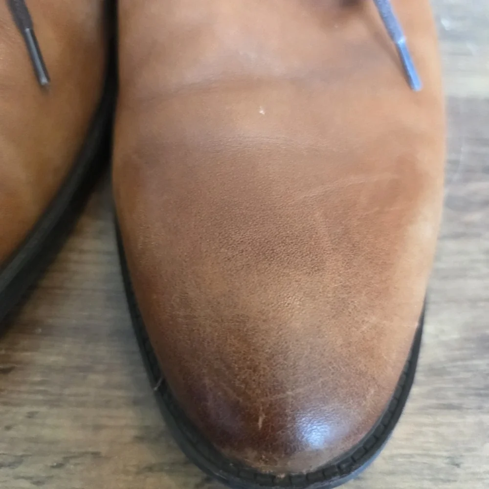 Cole Hann Shoes Men's Size 11 M Light Brown Leather Oxford Lace Up Grand